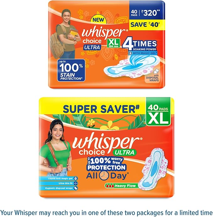 Whisper  XL, 40s Napkins - Image 2