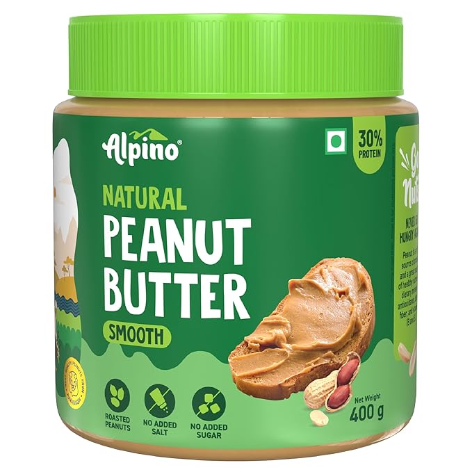 ALPINO Natural Peanut Butter 400g - Image 1