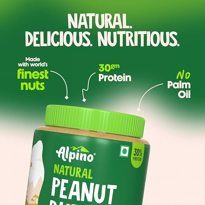 ALPINO Natural Peanut Butter 400g - Image 6