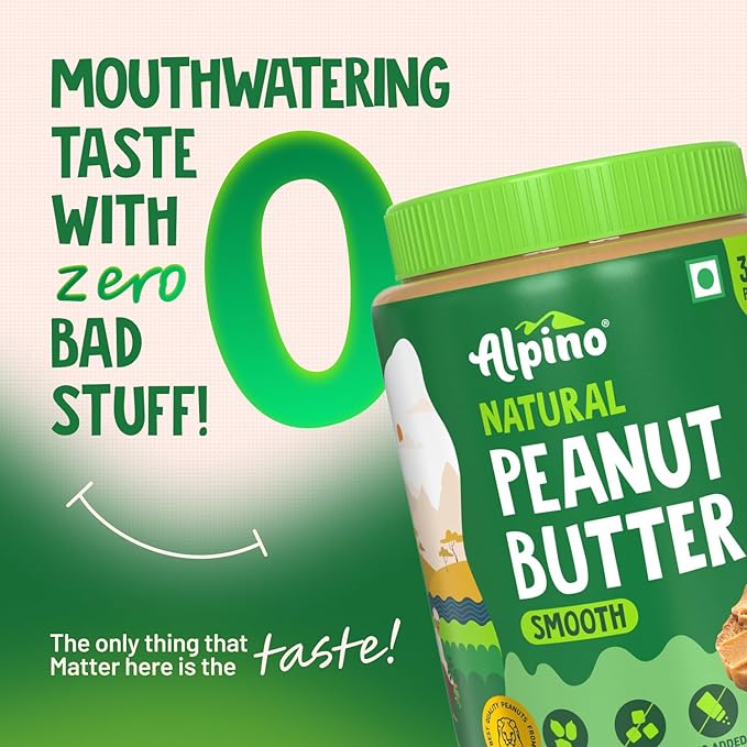 ALPINO Natural Peanut Butter 400g - Image 8