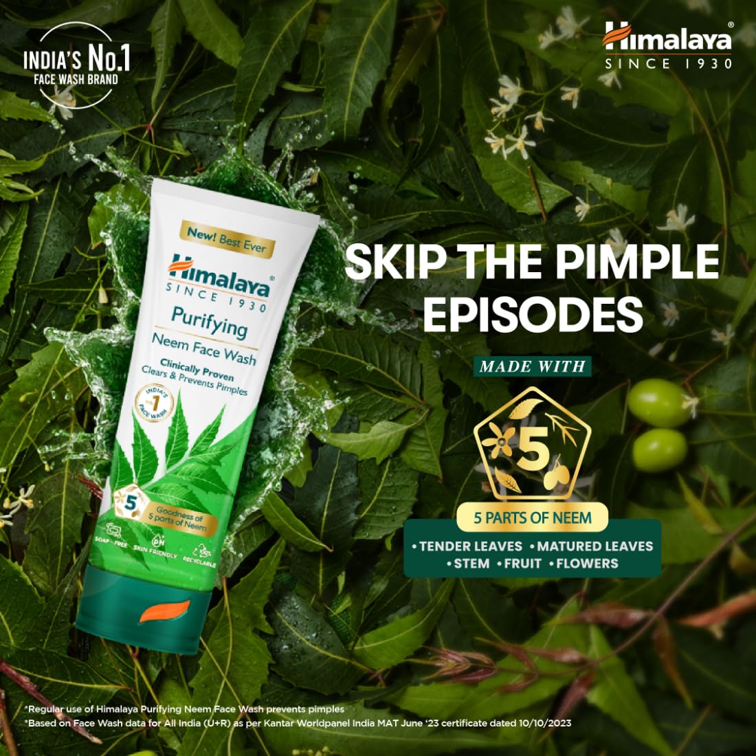 Himalaya Purifying Neem Face Wash 400 ml - Image 6