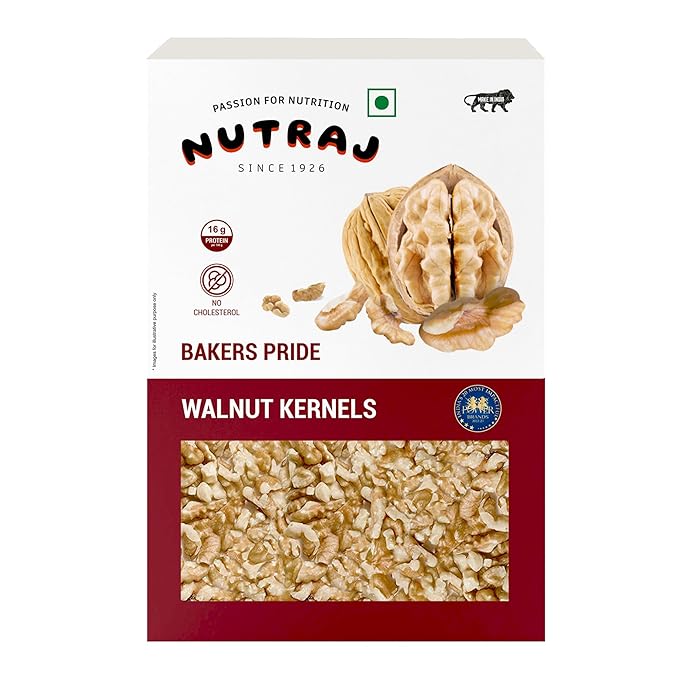 Nutraj Bakers Pride Walnut Kernels, 250g - Image 1