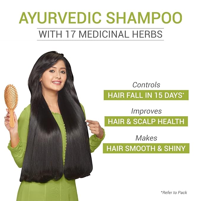 Sesa Ayurvedic Medicinal Shampoo Hairfall Control Anti Dandruff Shampoo Infused with 15 Ayurvedic Herbs Smooth & Shiny Hair For Men & Women (200 ml) - Image 5