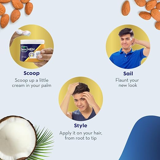 Parachute Advansed Men Hair Cream, Anti-Hairfall, 100 gm - Image 6
