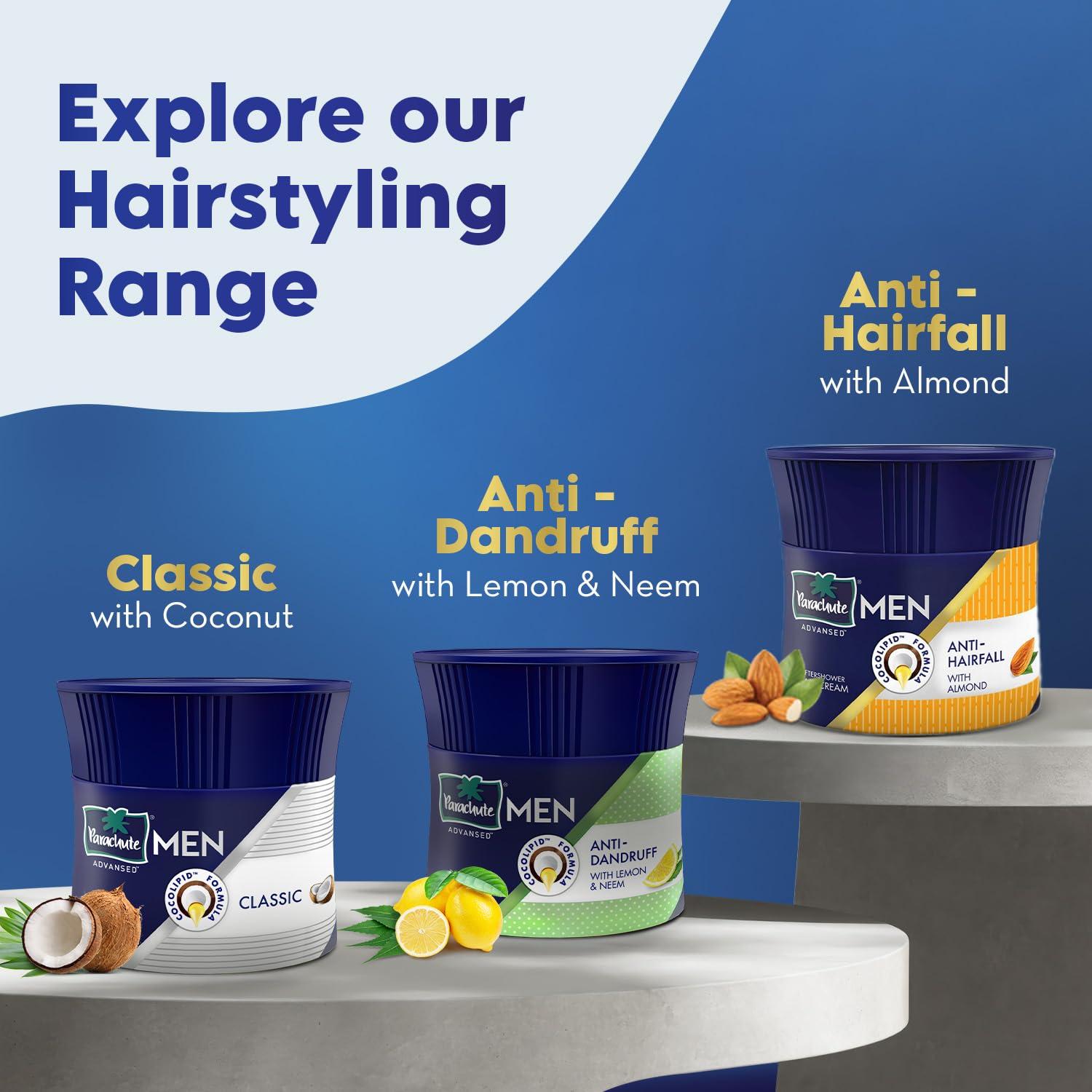 Parachute Advansed Men Hair Cream, Anti-Hairfall, 100 gm - Image 7