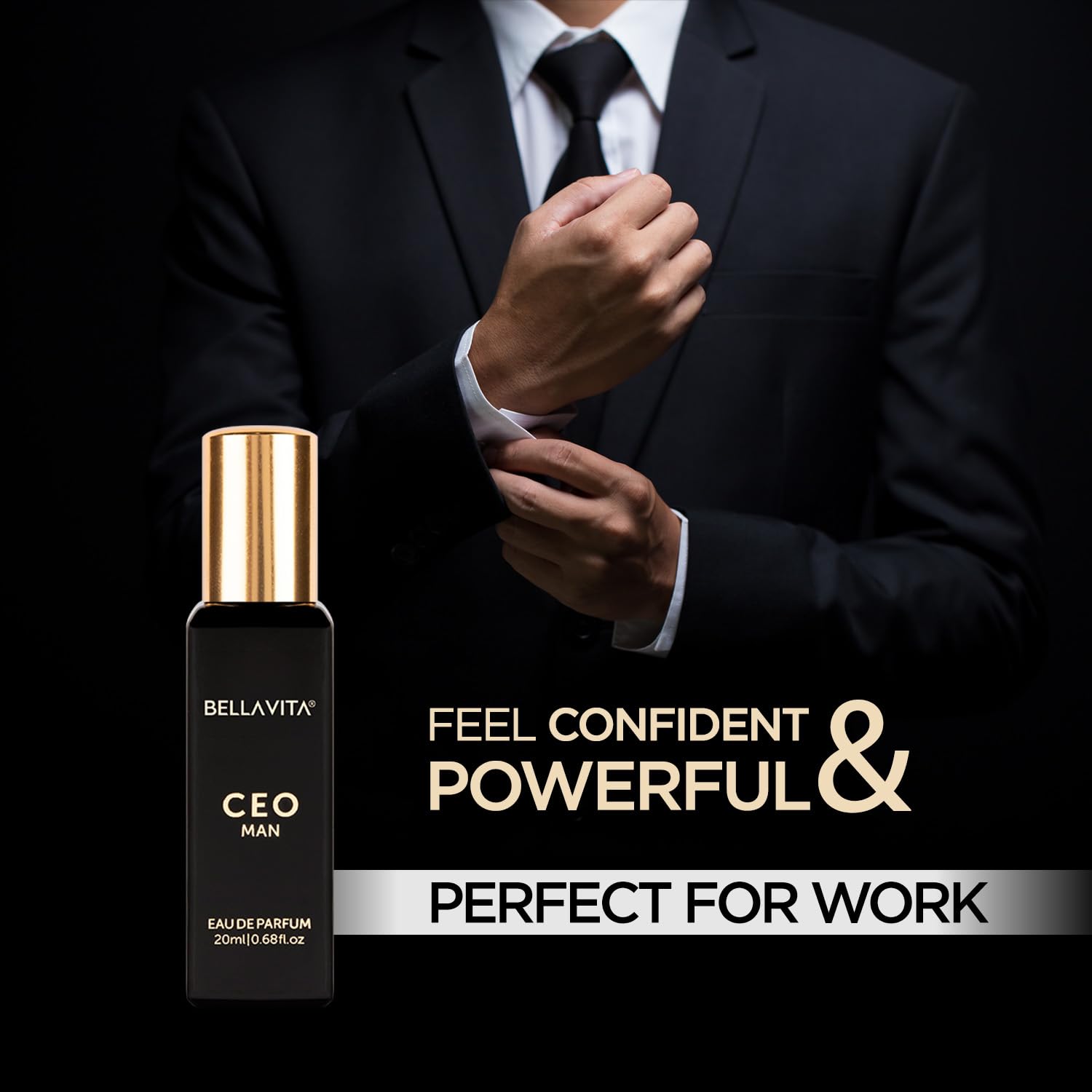Bella Vita Luxury CEO MAN Eau De Parfum | Office Wear Perfume for Men with long lasting notes of Tonka and Agarwood 20 ML - Image 6