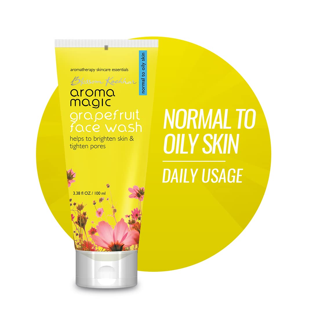 Aroma Magic Grapefruit Face Wash for Brightening & Pore tightening | For Oily Skin | 100 ml | Pack of 1 - Image 1