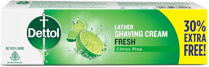 Dettol Everyday Protection fresh Lather Shaving Cream 78g - Image 1