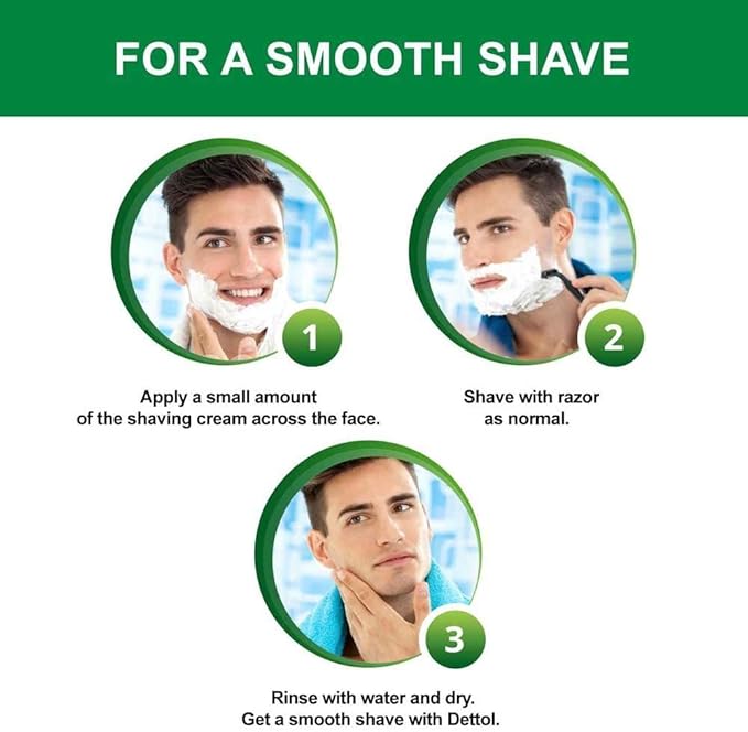 Dettol Everyday Protection fresh Lather Shaving Cream 78g - Image 4