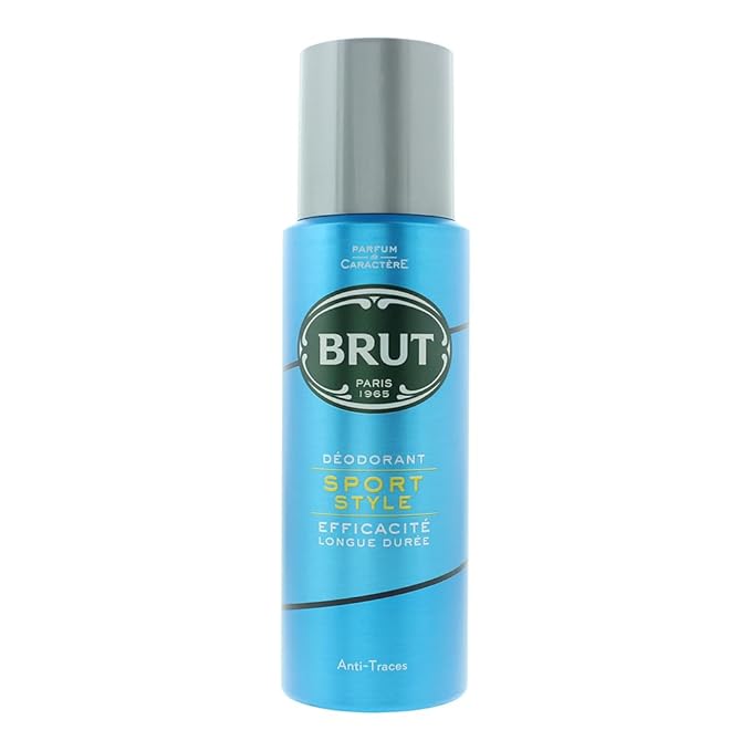Brut Sport Style Deodorant Body Spray for Men, Masculine Long-Lasting Deo with Refreshing, Athletic Fragrance, Imported (200ml) - Image 1