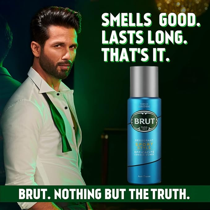 Brut Sport Style Deodorant Body Spray for Men, Masculine Long-Lasting Deo with Refreshing, Athletic Fragrance, Imported (200ml) - Image 3