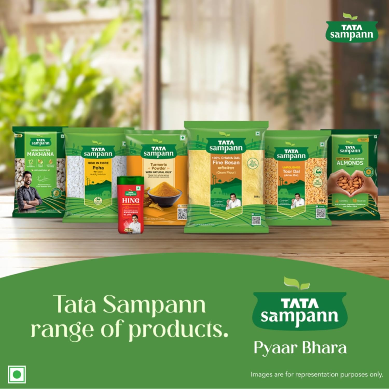 Tata Sampann 100% Chana Dal Fine Besan, Gram Flour, 500g - Image 6