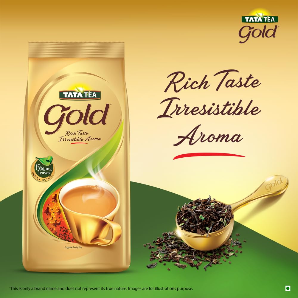 Tata Tea Gold 250 gram, Assam Teas With Gently Rolled Aromatic Long Leaves - Image 3