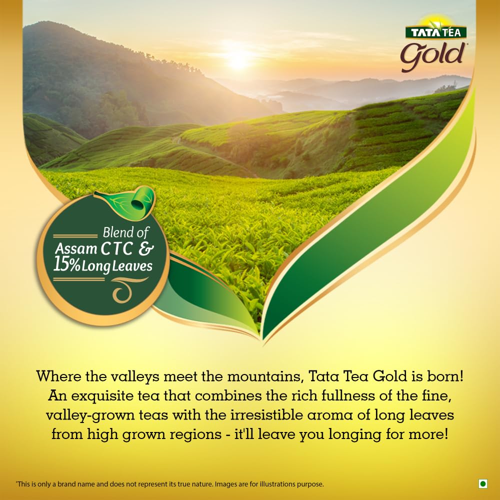 Tata Tea Gold 250 gram, Assam Teas With Gently Rolled Aromatic Long Leaves - Image 4