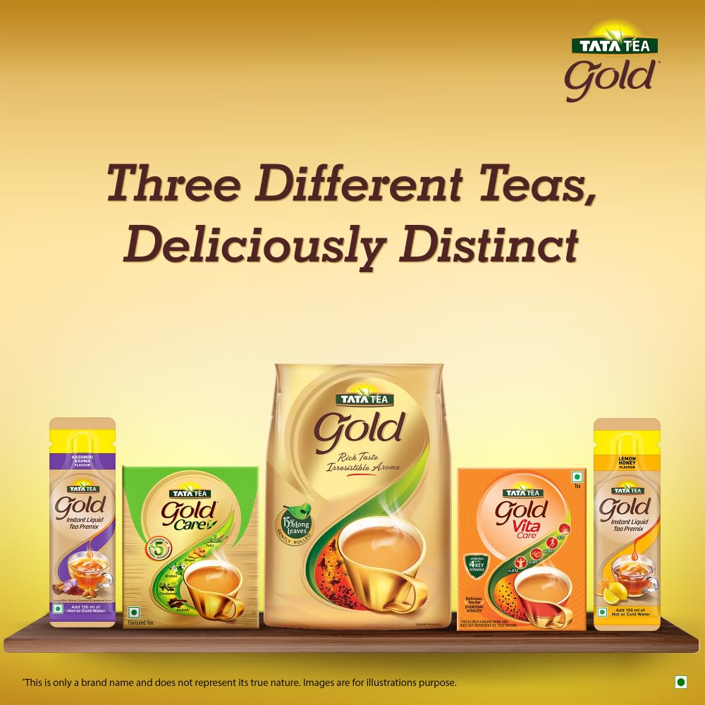 Tata Tea Gold 250 gram, Assam Teas With Gently Rolled Aromatic Long Leaves - Image 5