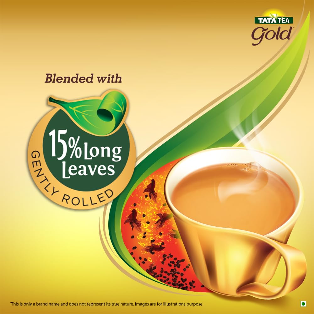 Tata Tea Gold 250 gram, Assam Teas With Gently Rolled Aromatic Long Leaves - Image 6