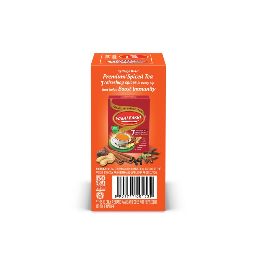 Wagh Bakri Leaf Tea Carton Pack, 250 Grams -Assam - Image 3