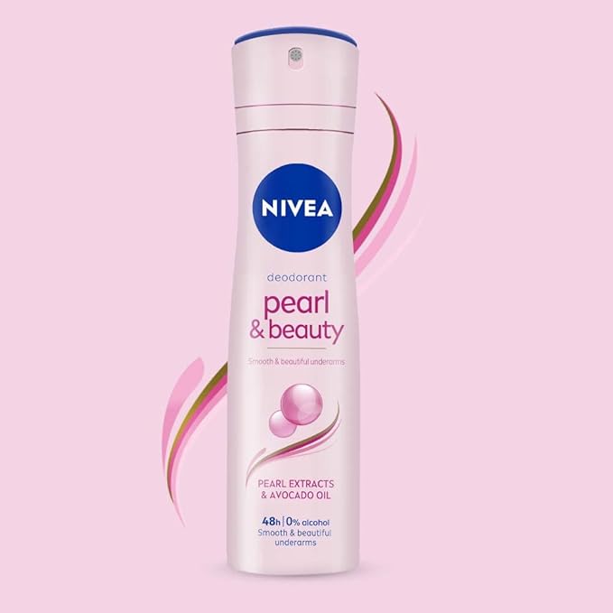 Nivea Pearly And Beauty Deodorant 48Hours, 150Ml - Image 1