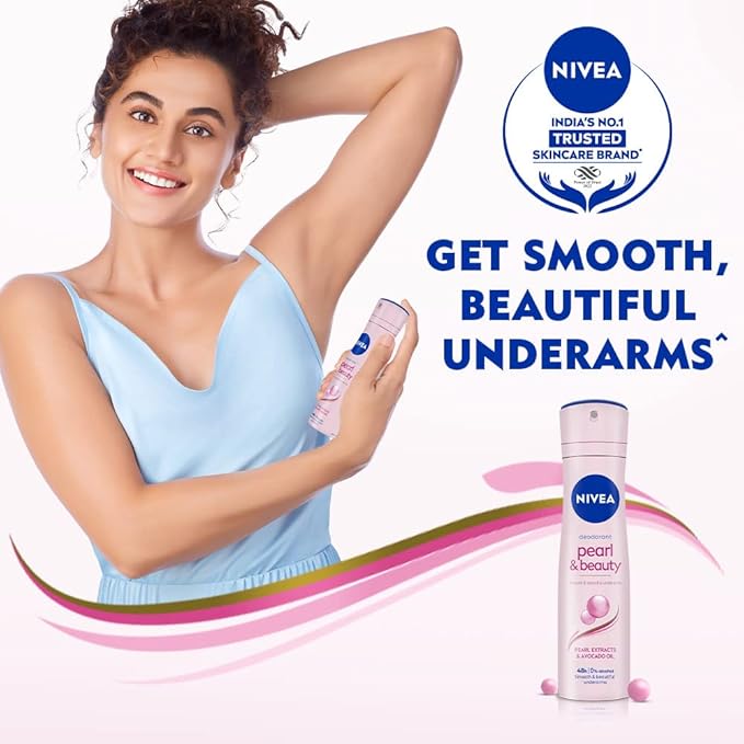 Nivea Pearly And Beauty Deodorant 48Hours, 150Ml - Image 2