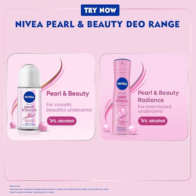 Nivea Pearly And Beauty Deodorant 48Hours, 150Ml - Image 7