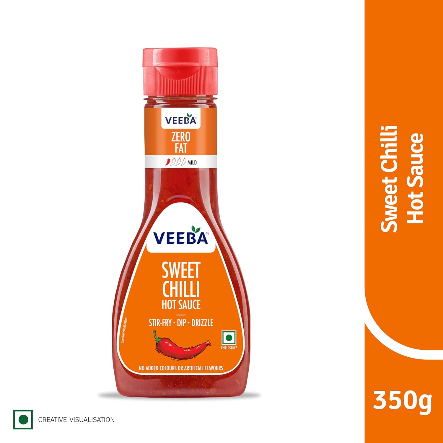 Veeba Sweet Chilli Hot Sauce (350G) - Image 2