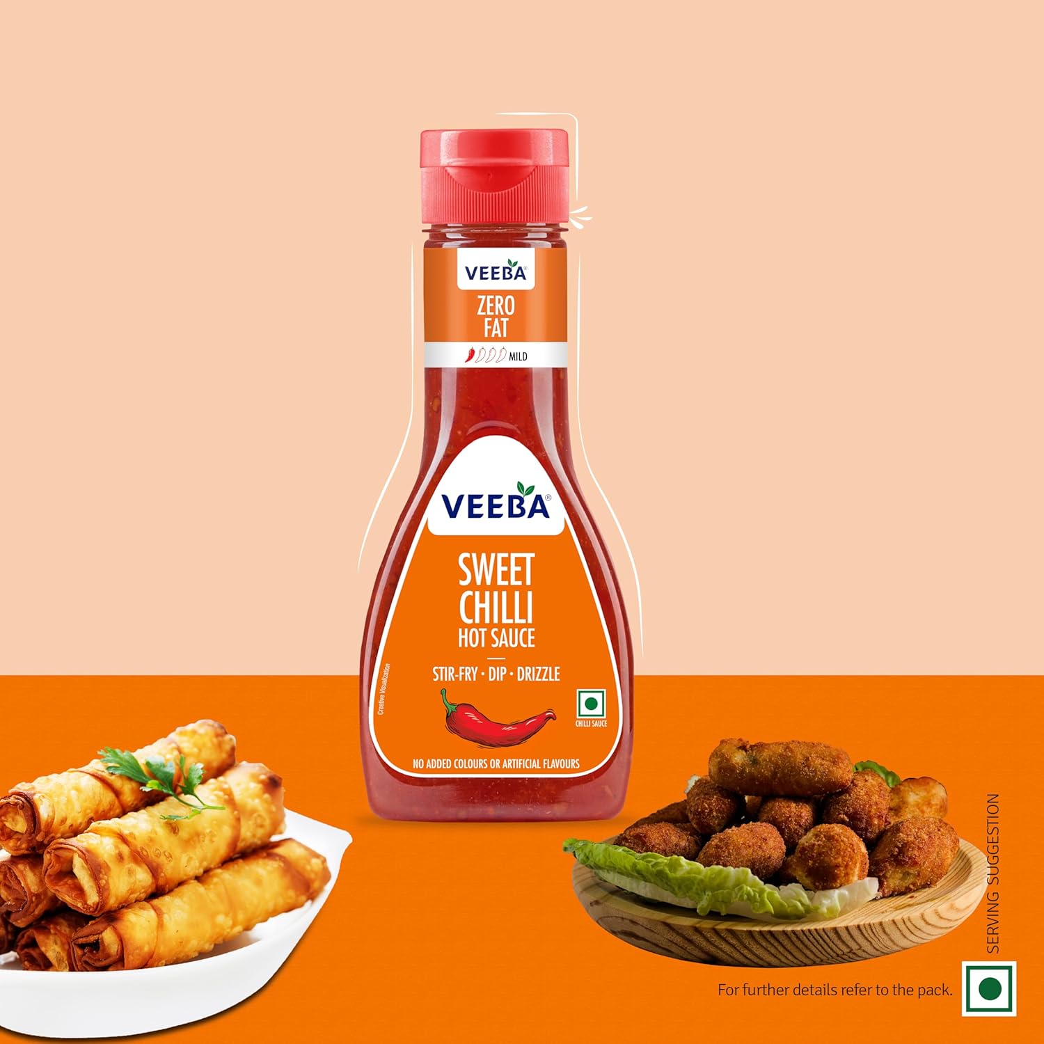 Veeba Sweet Chilli Hot Sauce (350G) - Image 5
