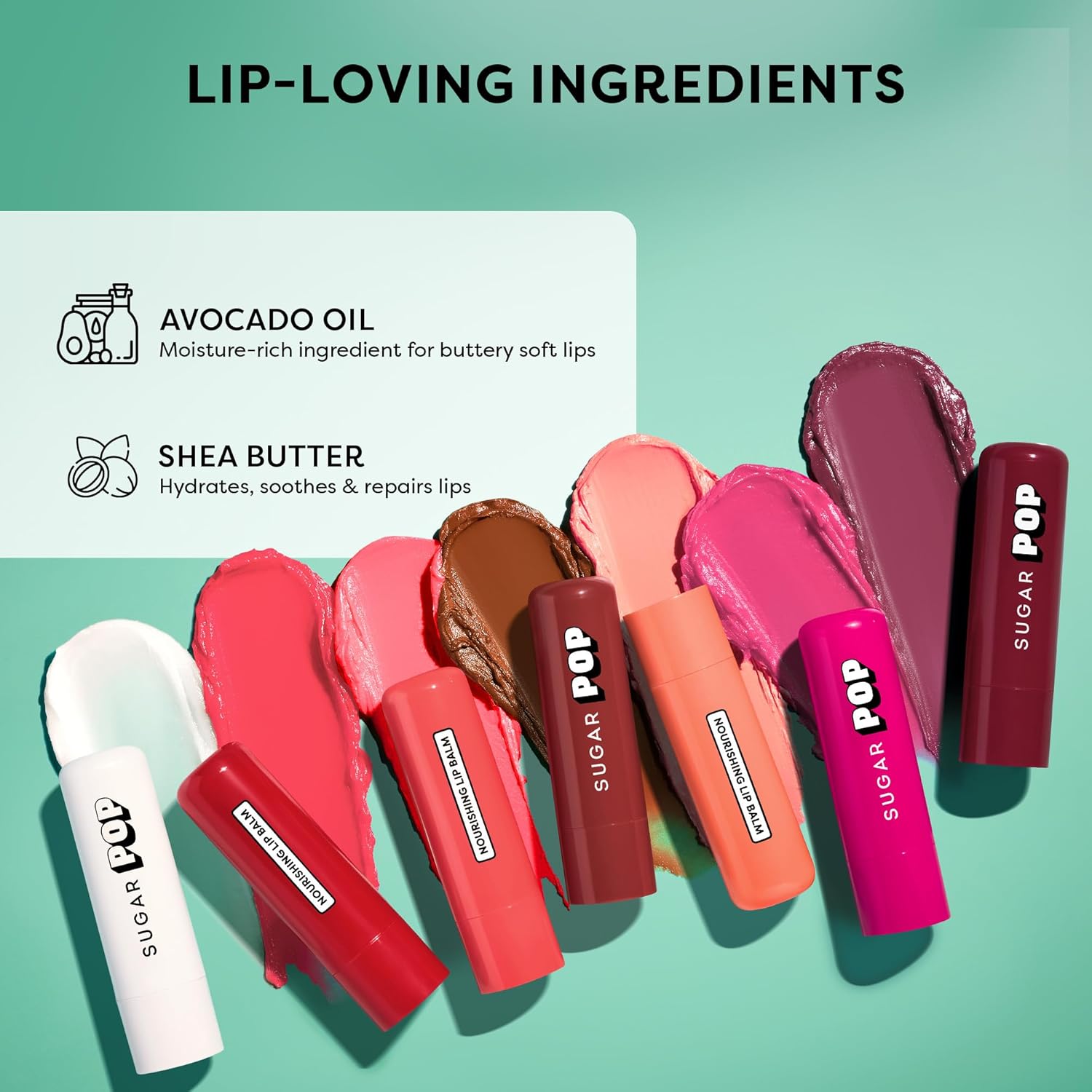 SUGAR POP Nourishing Lip Balm Castor Oil - Image 2
