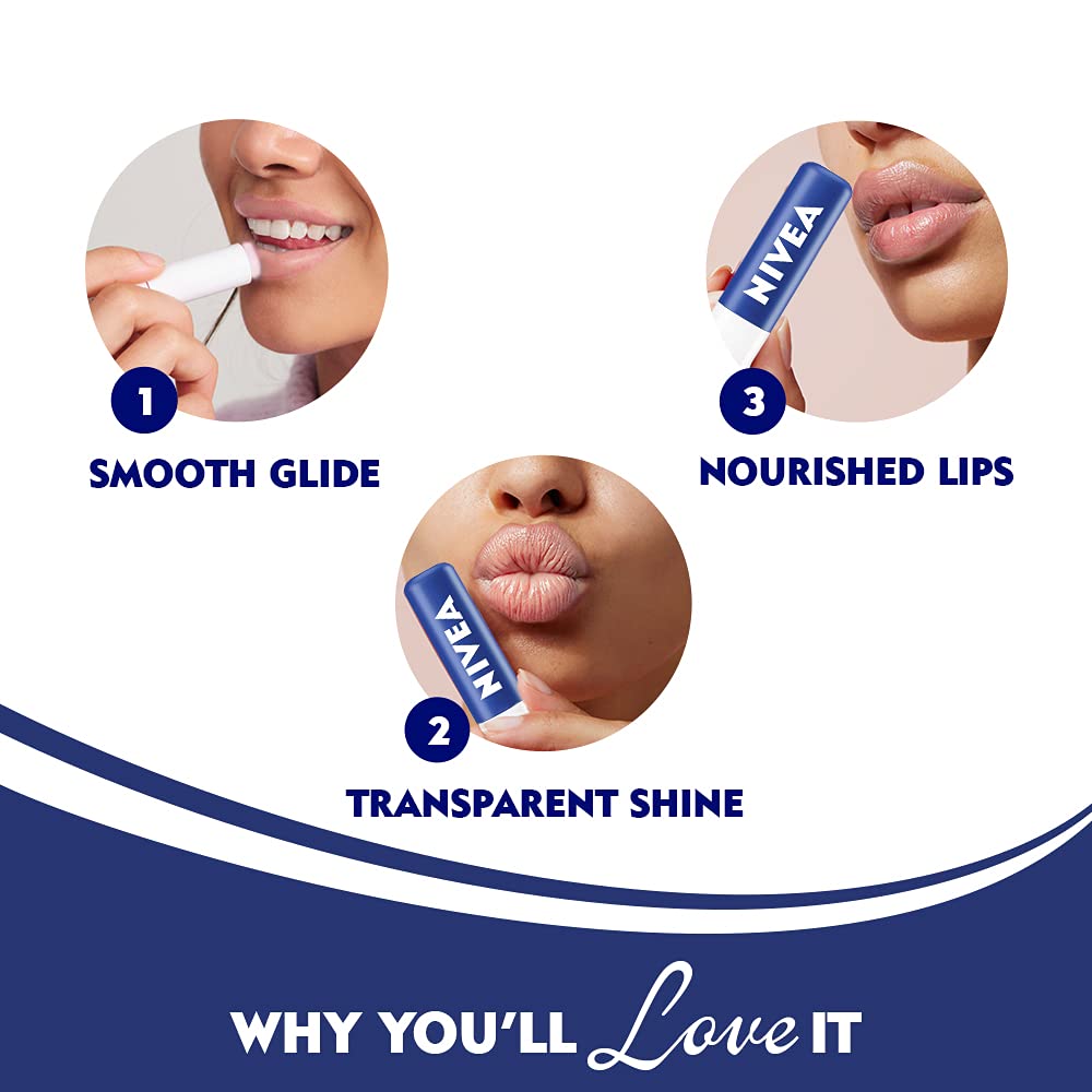 NIVEA Original Care 4.8g Lip Balm - Image 5