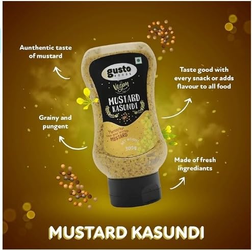 Gusto Foods Mustard Kasundi Sauce 300gram  - Image 5