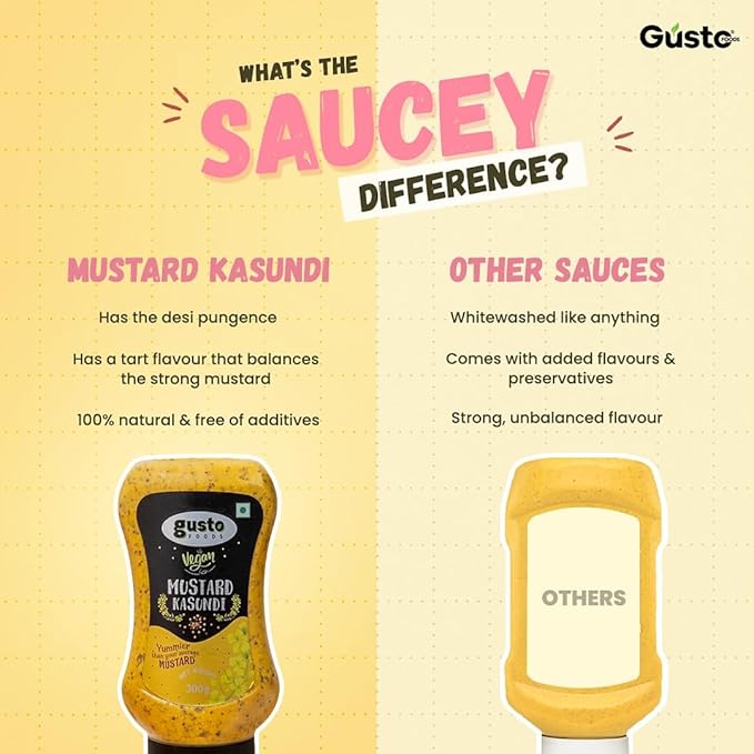 Gusto Foods Mustard Kasundi Sauce 300gram  - Image 6