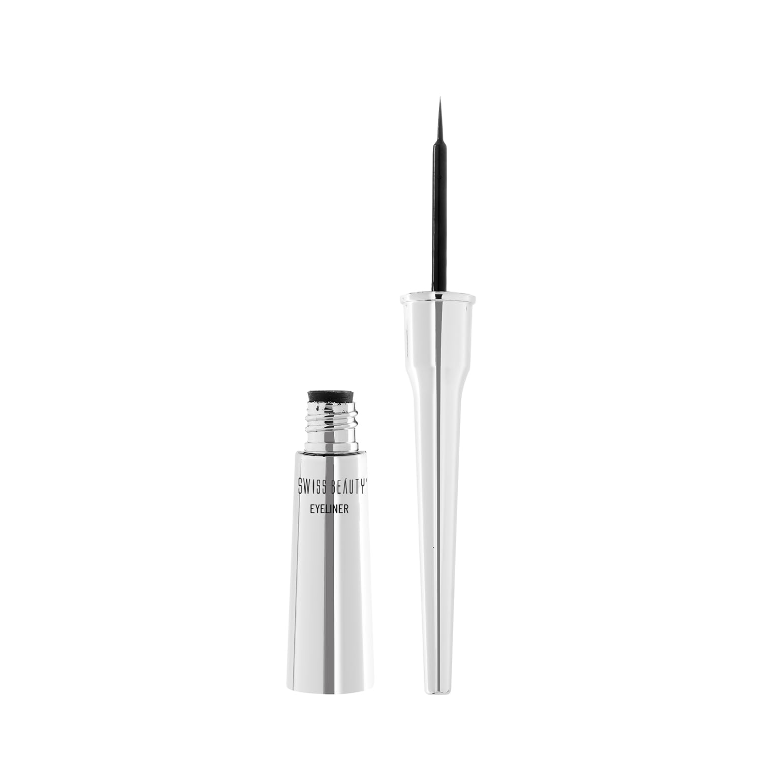 SWISS BEAUTY Eyeliner, Eye MakeUp, Black, 7ml - Image 1