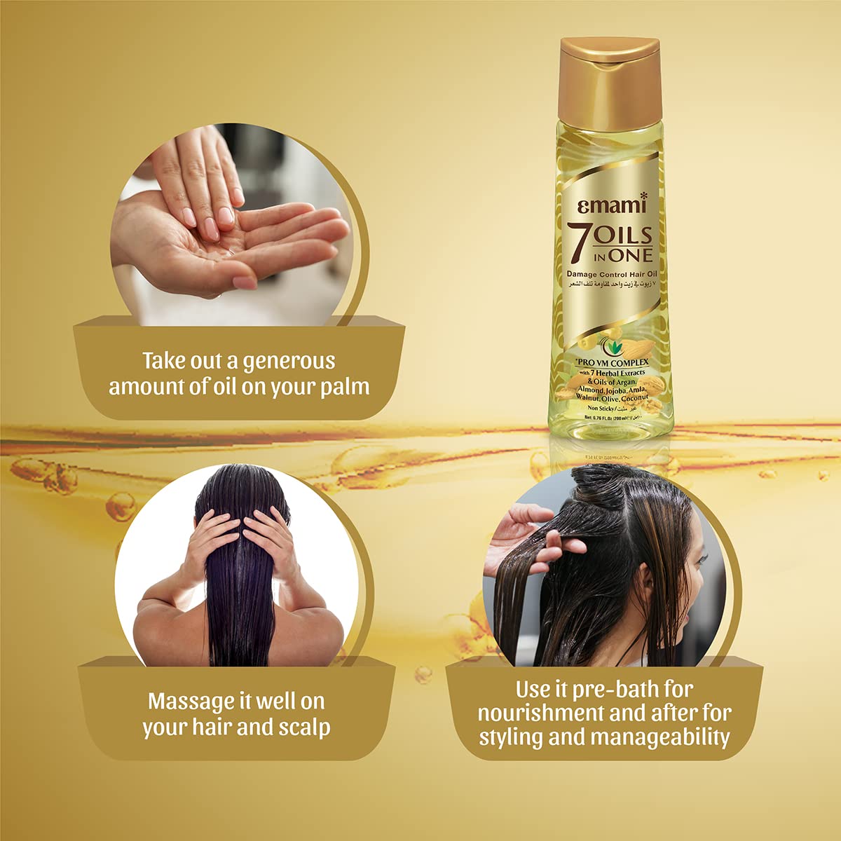 Emami 7 Oils in One Hair Oil  - Image 3