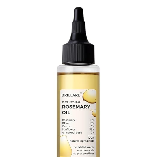 BRILLARE Rosemary Hair Oil for Healthy Hair, 100ml - Image 1