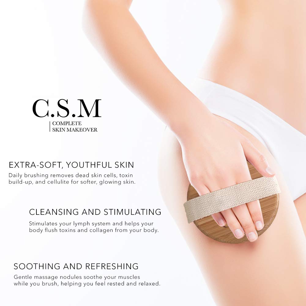 C.S.M. Body Brush for Wet or Dry Brushing - Image 1