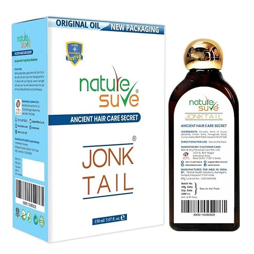 Nature Sure Jonk Tail Hair Oil for Men and Women -(150 ml) - Image 6