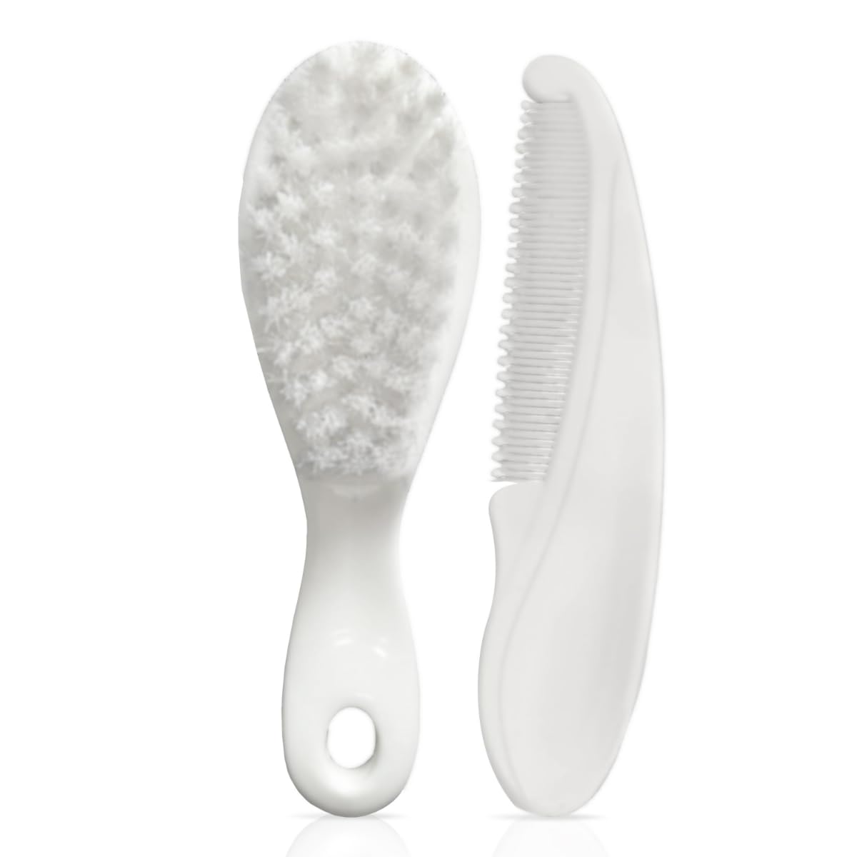 LuvLap Elegant Baby Comb & Brush Set - Image 1