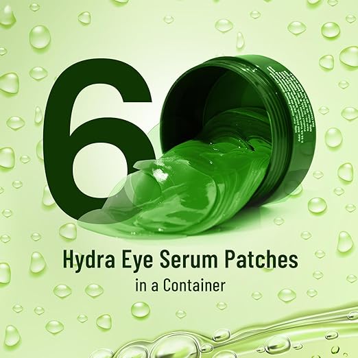 Swiss Beauty Hydra Anti Wrinkle Eye Serum Patch for dark circles Shade- Aloevera, 60 Pcs - Image 3