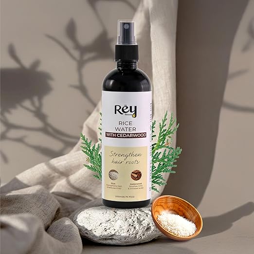 Rey Naturals Aqua Range Cedarwood & Rice Water Hair Growth Spray -200ml - Image 7