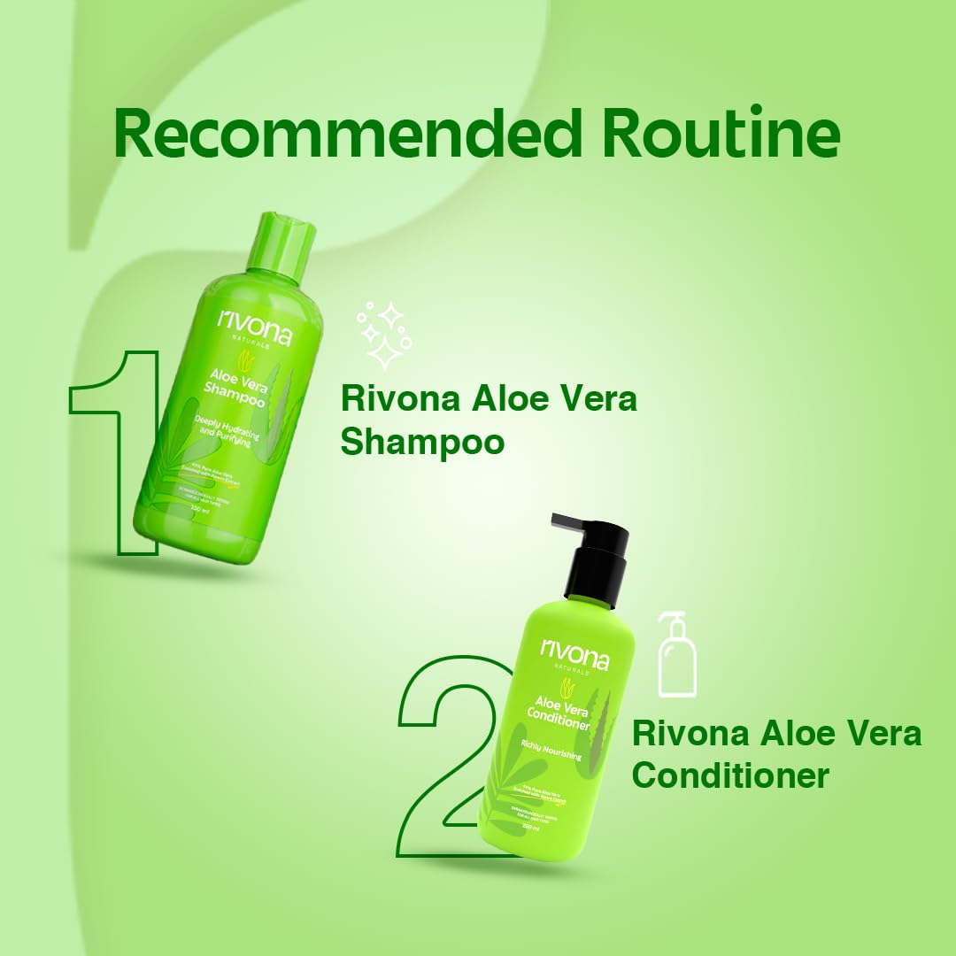 Rivona Naturals 99% Silky & Stronger Aloe vera & Neem Hair Shampoo, For Damaged, Dry and Frizzy Hair 250ml - Image 7