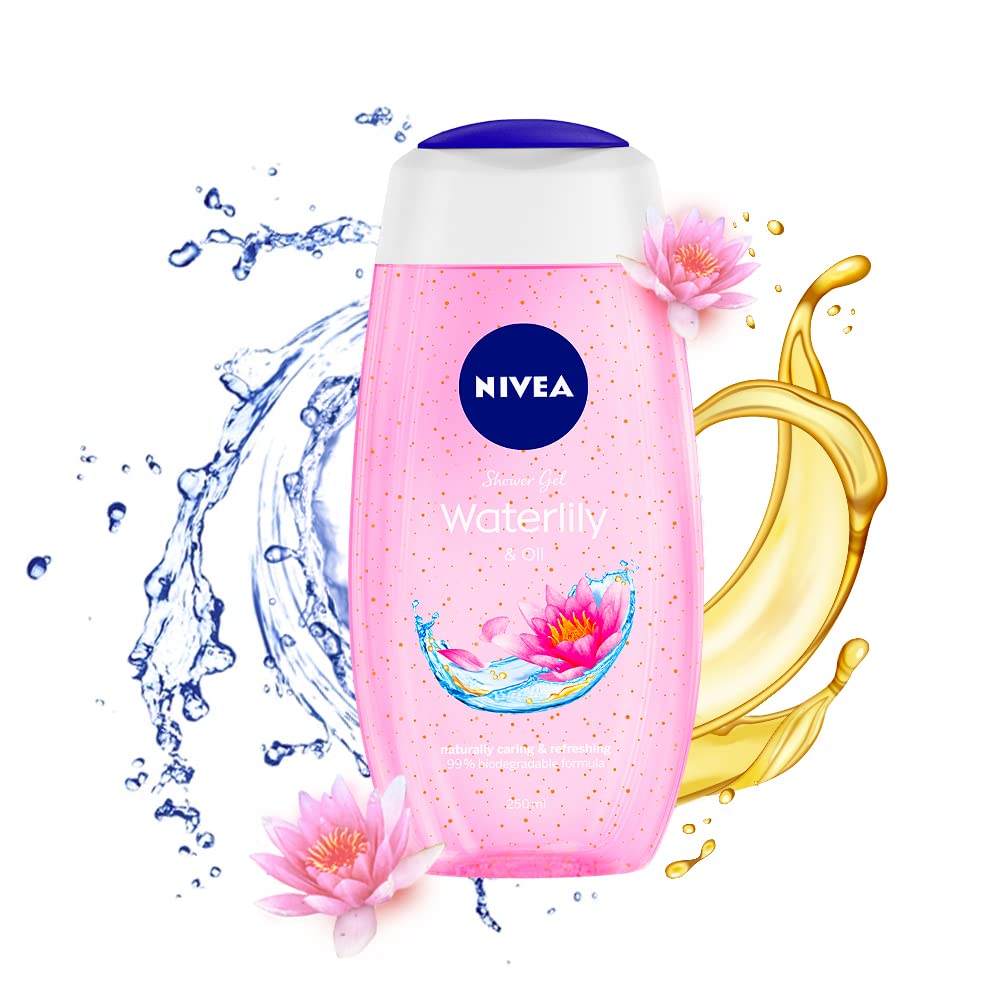 NIVEA Waterlily & Oil 250ml Body Wash - Image 1