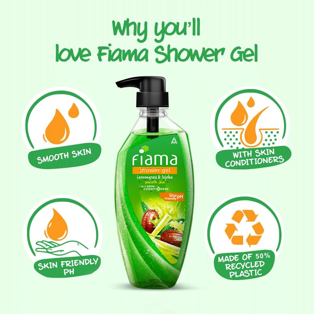 Fiama Body Wash Shower Gel Lemongrass  - Image 3
