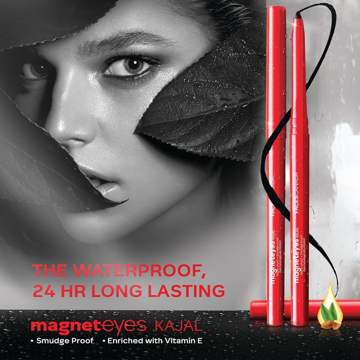 FACES CANADA Magneteyes Kajal - Black, 0.35g - Image 6