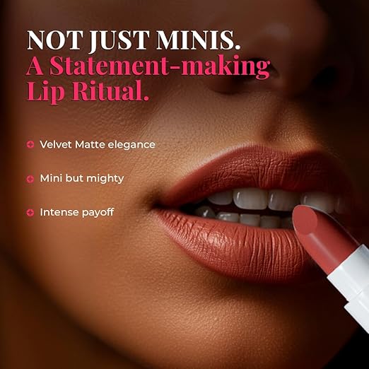 Just Herbs Herb Enriched Ayurvedic Lipstick Shade Sampler Kit, pack of 16 - Image 3
