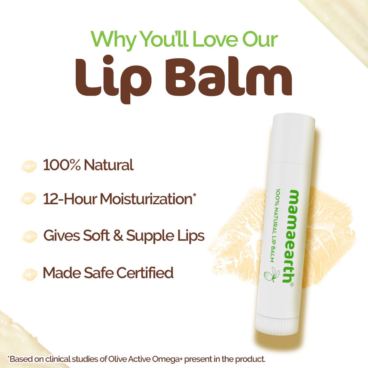 Mamaearth Nourishing 100% Natural Lip Balm with Vitamin E  - Image 3