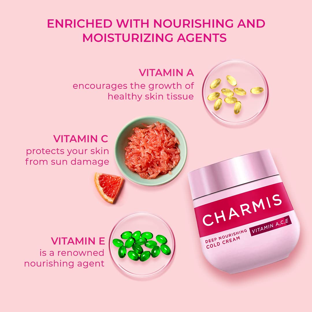 Charmis Deep Nourishing Cold Cream with Vitamin C - Image 7