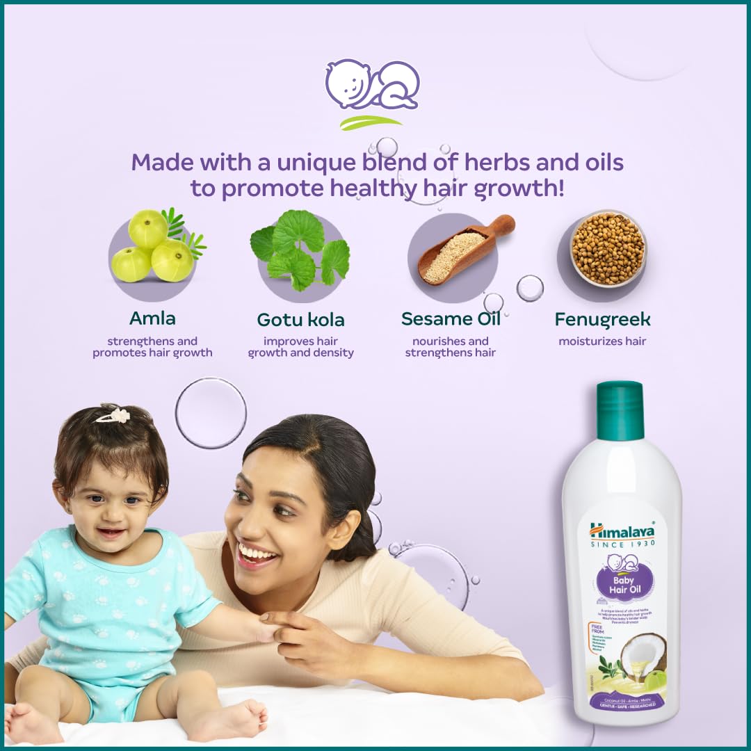 Himalaya Baby Hair Oil 200 ml(1 Count) - Image 3