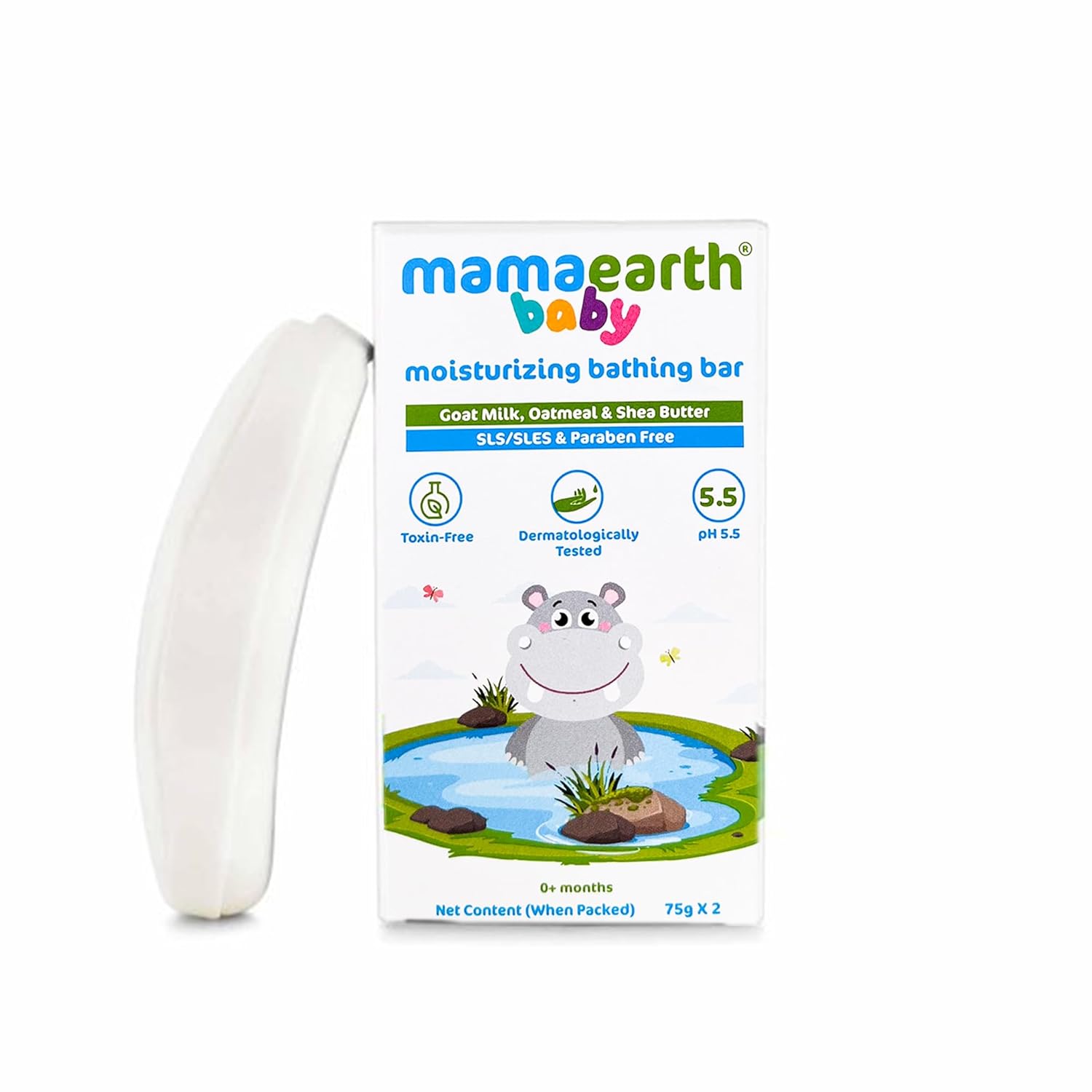Mamaearth Moisturizing Bathing Bar For Babies - Image 3