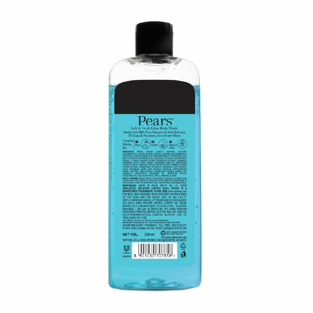 Pears Soft & Fresh Shower Gel 250 ml - Image 8