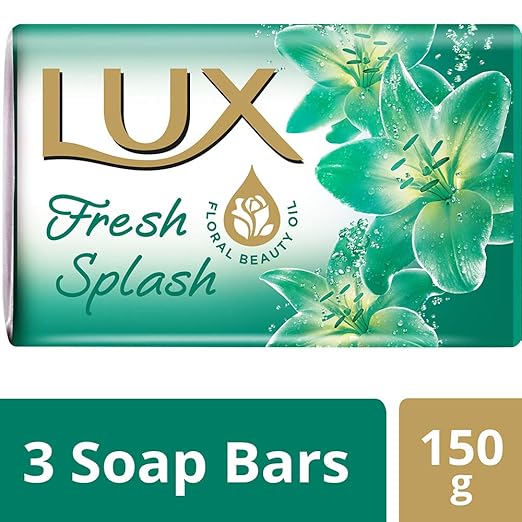 Lux Fresh Splash Cooling Mint & water lily Soap Bar, 3x150g - Image 2