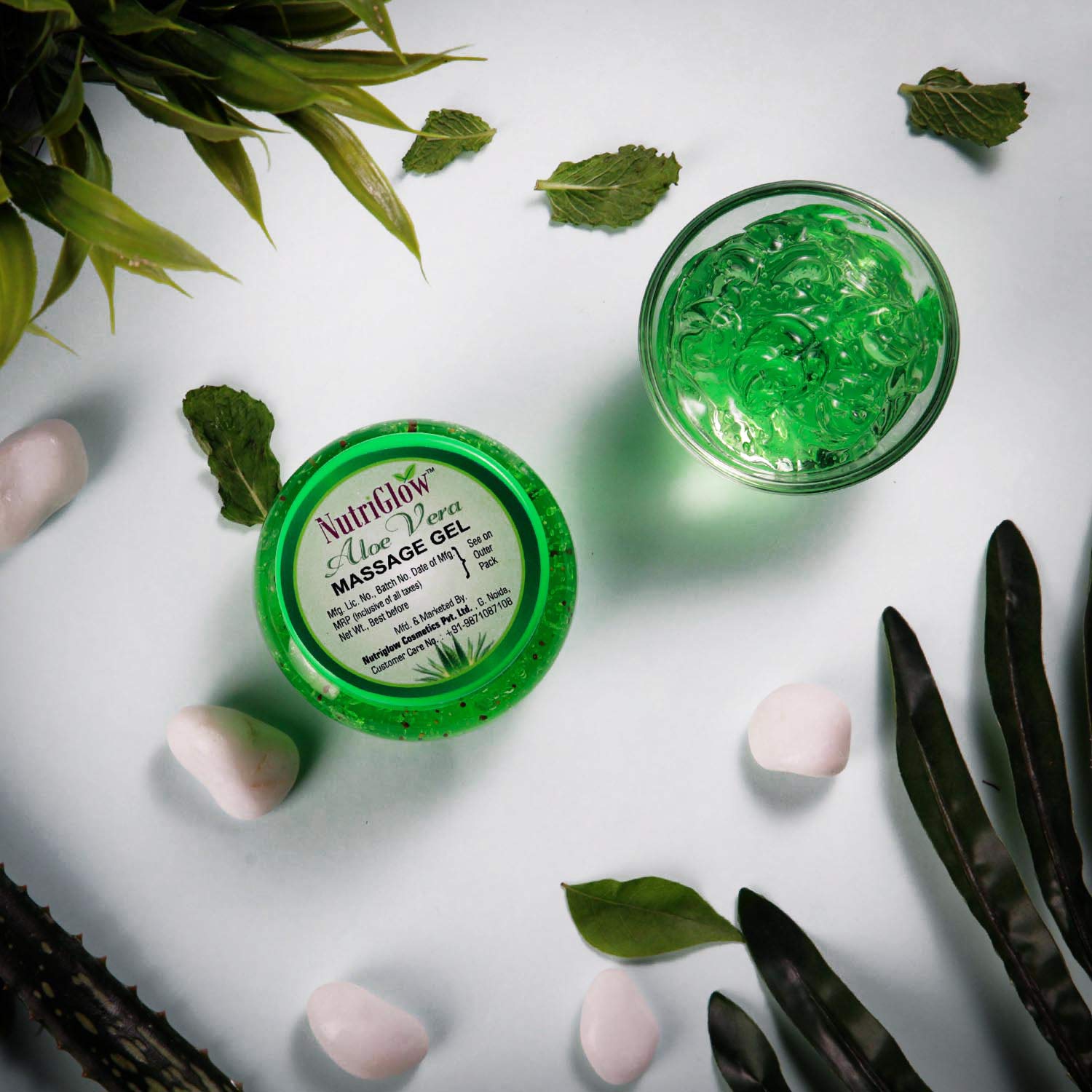 NutriGlow Aloe Vera Gel Great for Face - Image 6